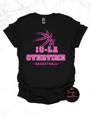 10-LA Overtime Basketball Shirts