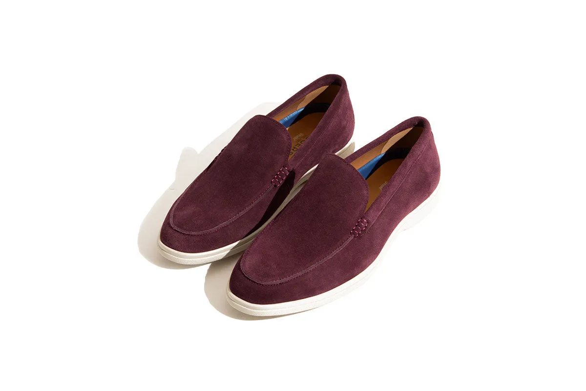 Beauchamp Suede Slip-on - Wine