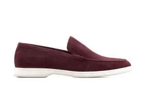 Beauchamp Suede Slip-on - Wine