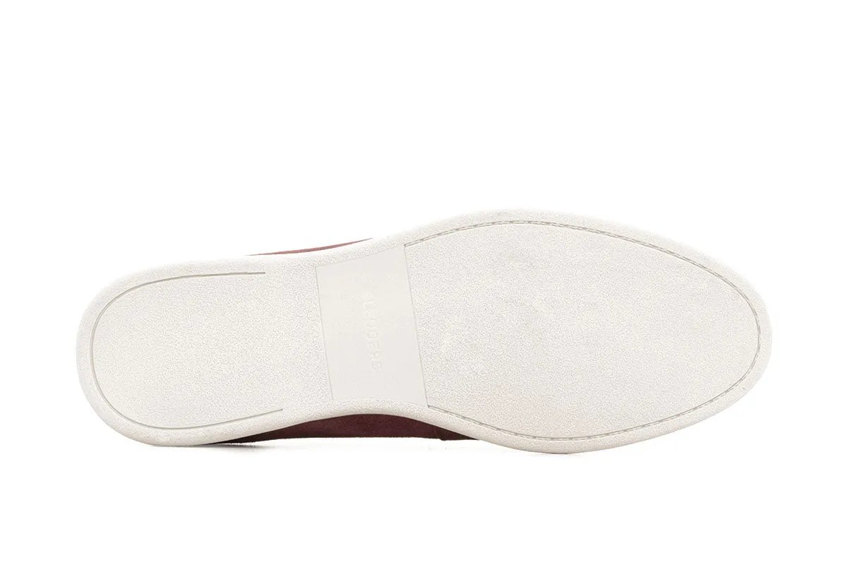 Beauchamp Suede Slip-on - Wine