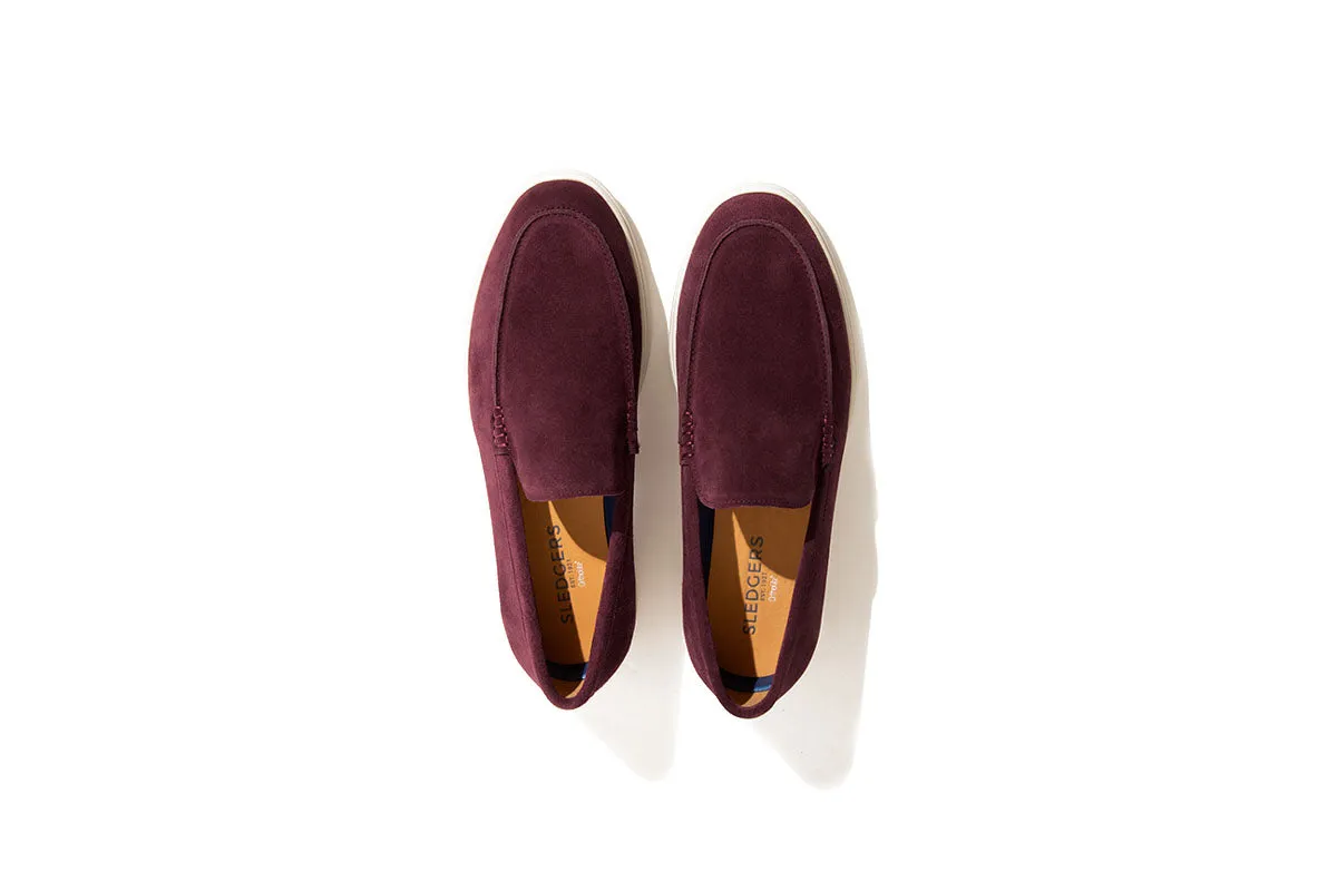 Beauchamp Suede Slip-on - Wine