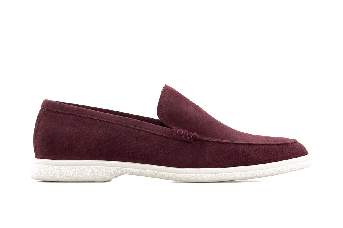 Beauchamp Suede Slip-on - Wine