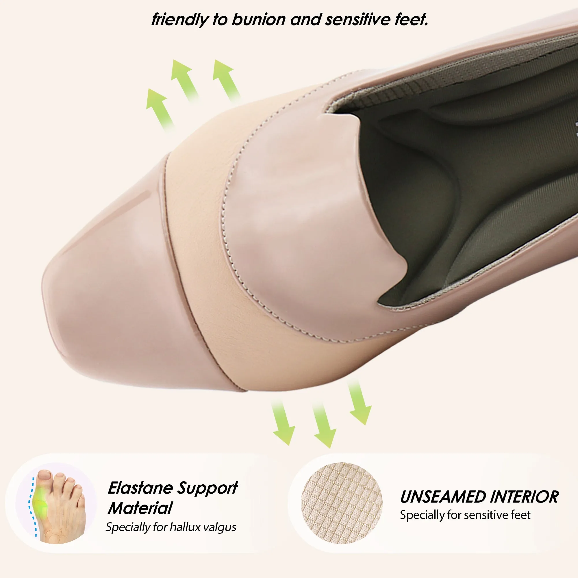 Benassal Office Slip-Ons for Bunions – Women