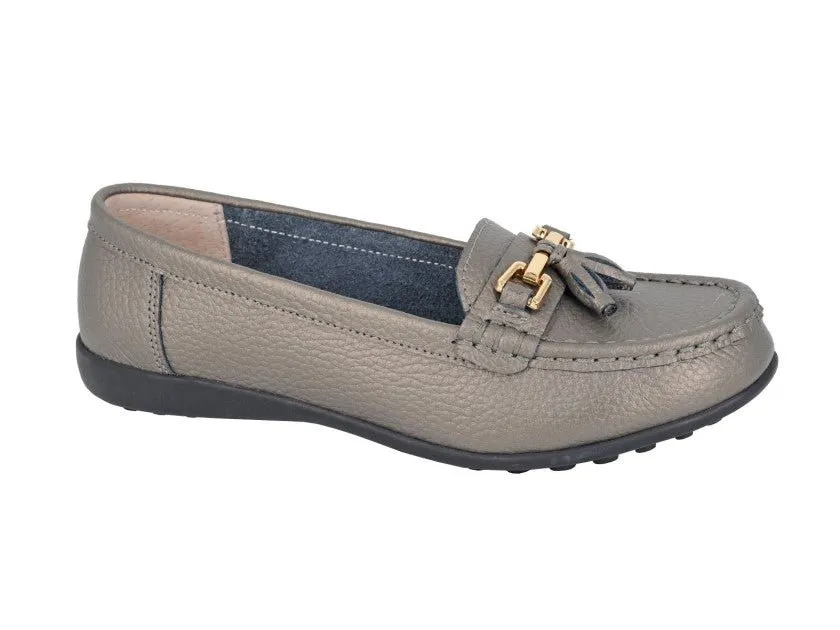 Boulevard L748FS Womens Tassle Loafer