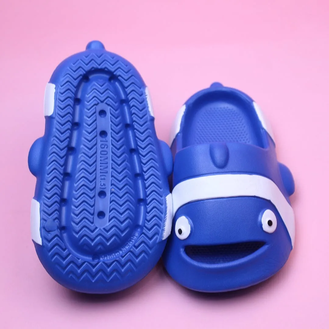 Cute Blue Dolphin Kids Slides