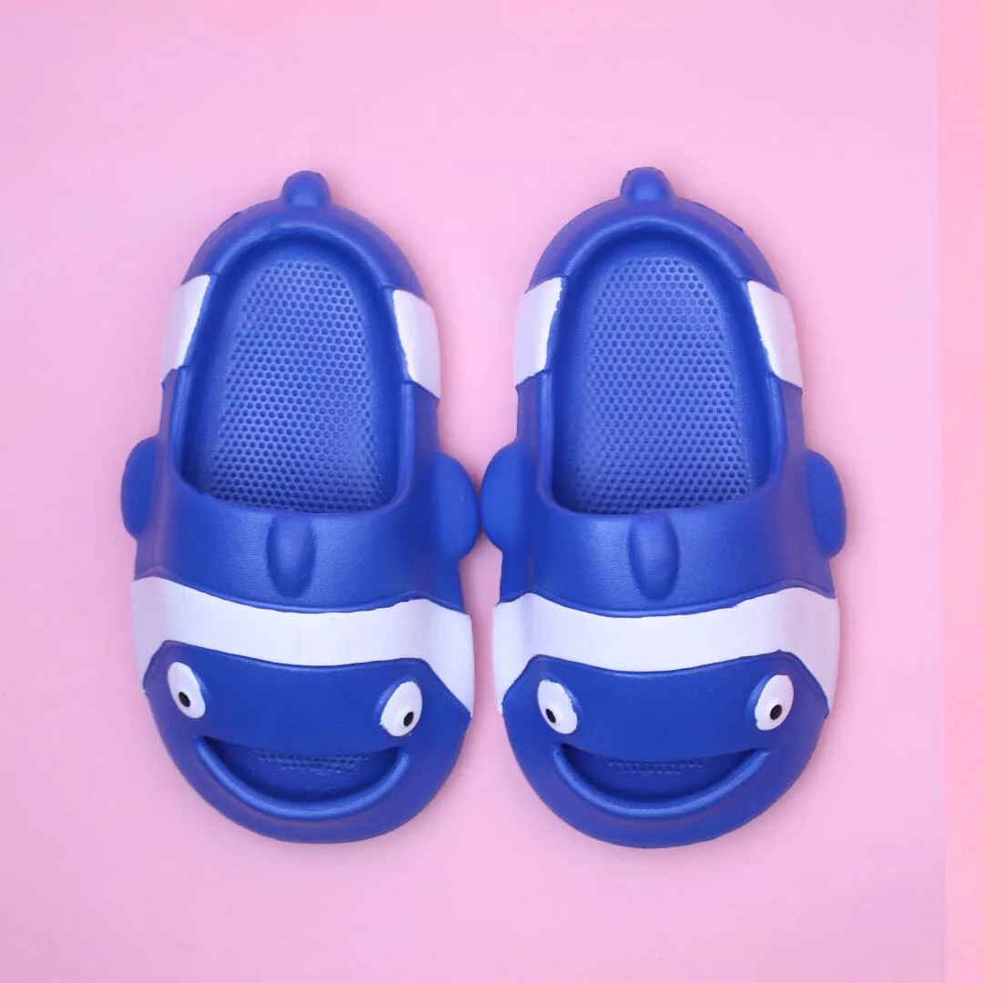 Cute Blue Dolphin Kids Slides