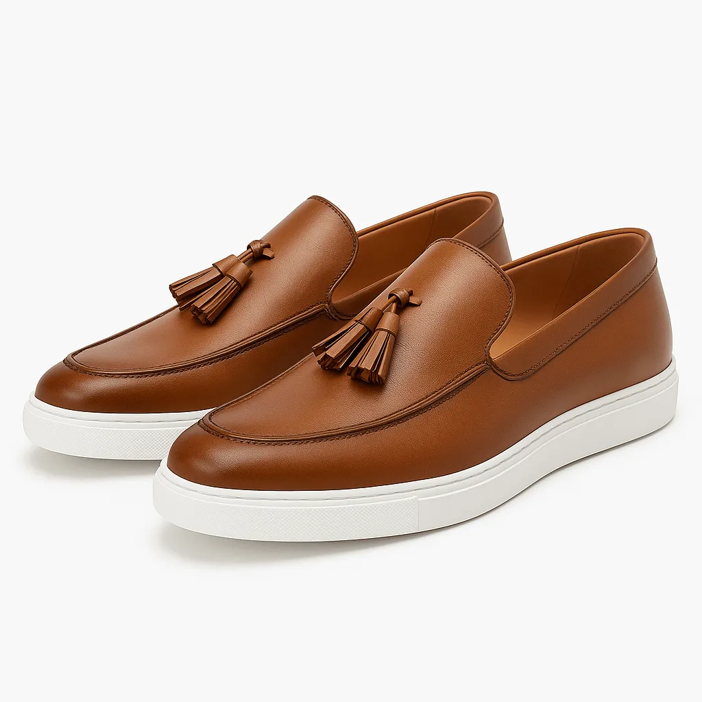 Domoir | Tassel Detail Slip-On Loafers