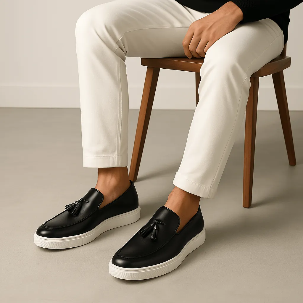 Domoir | Tassel Detail Slip-On Loafers