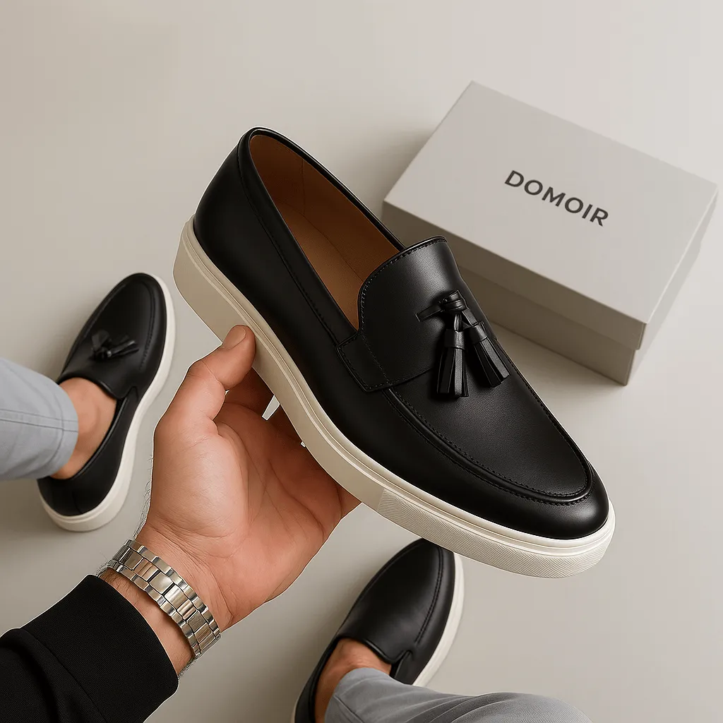 Domoir | Tassel Detail Slip-On Loafers