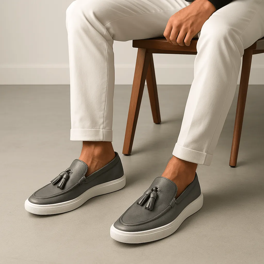 Domoir | Tassel Detail Slip-On Loafers