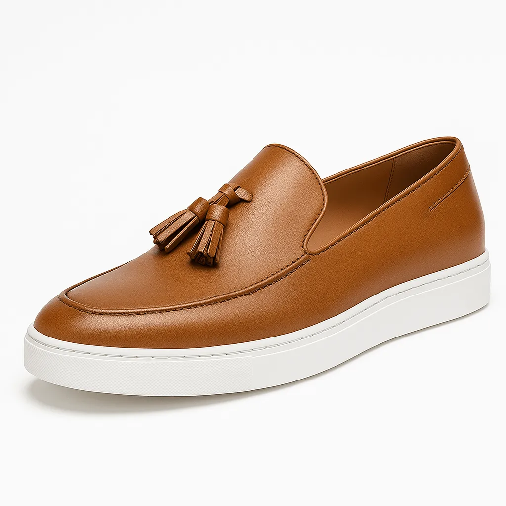 Domoir | Tassel Detail Slip-On Loafers