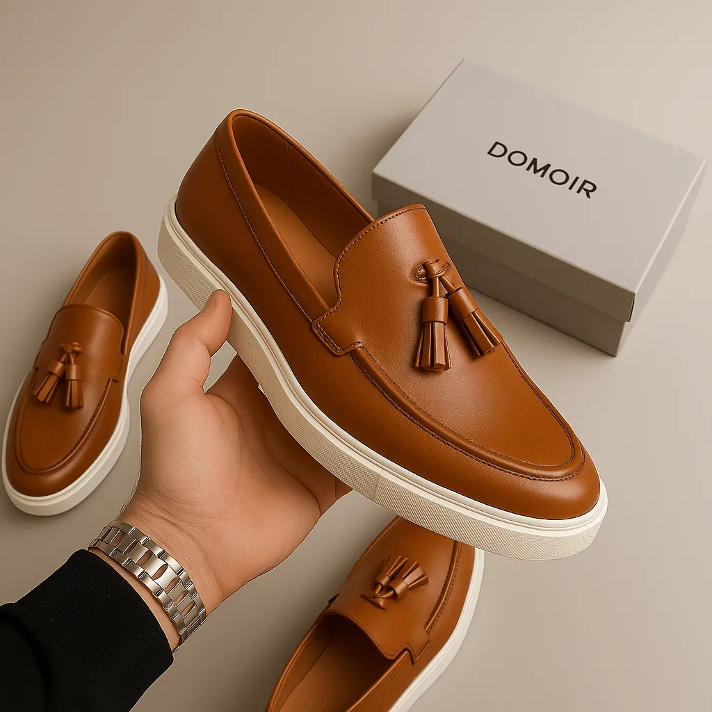 Domoir | Tassel Detail Slip-On Loafers