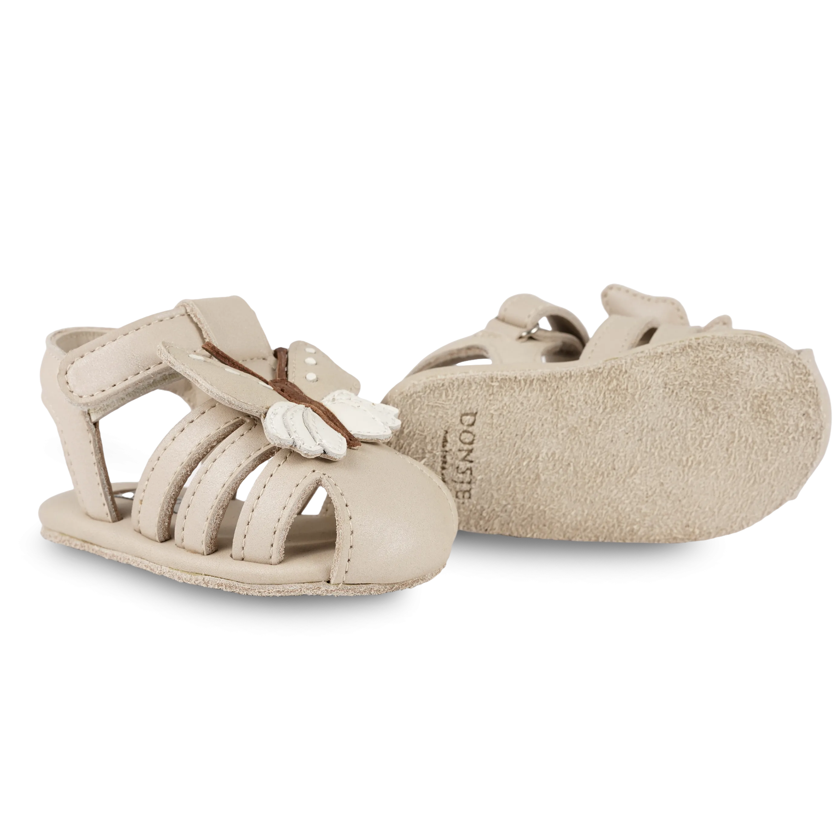 Duni Sky Sandals | Butterfly | Powder Metallic Nubuck
