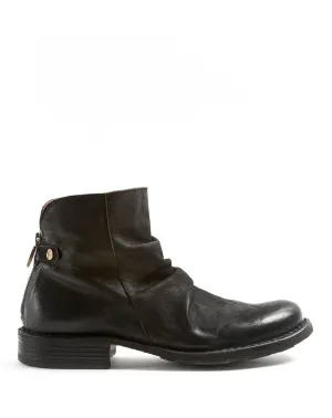 ELINA Black Leather Boots