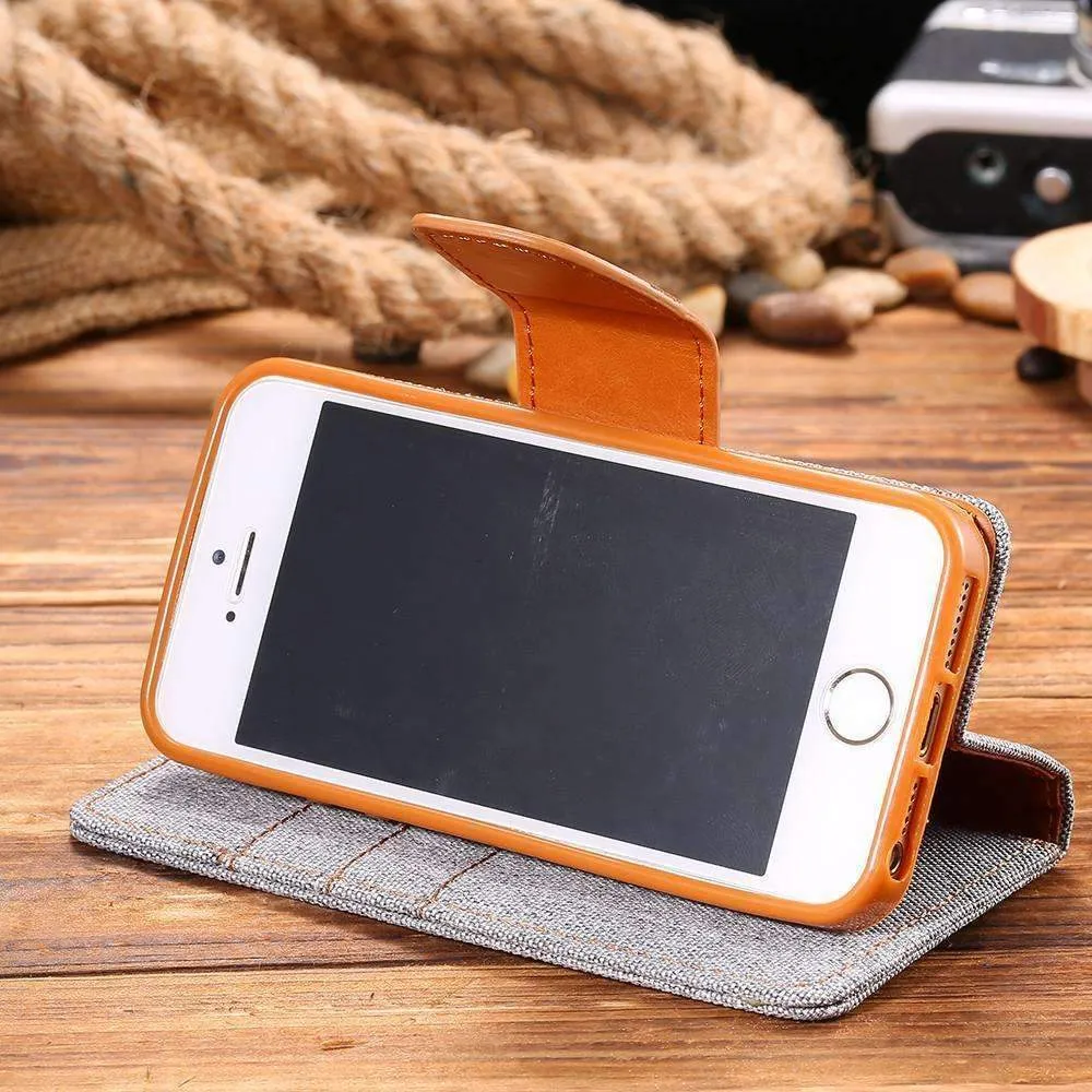 Fashion Leather Case Cover Bag For iPhone 6 6S 6 Plus | 5 5S SE | 7 7 Plus