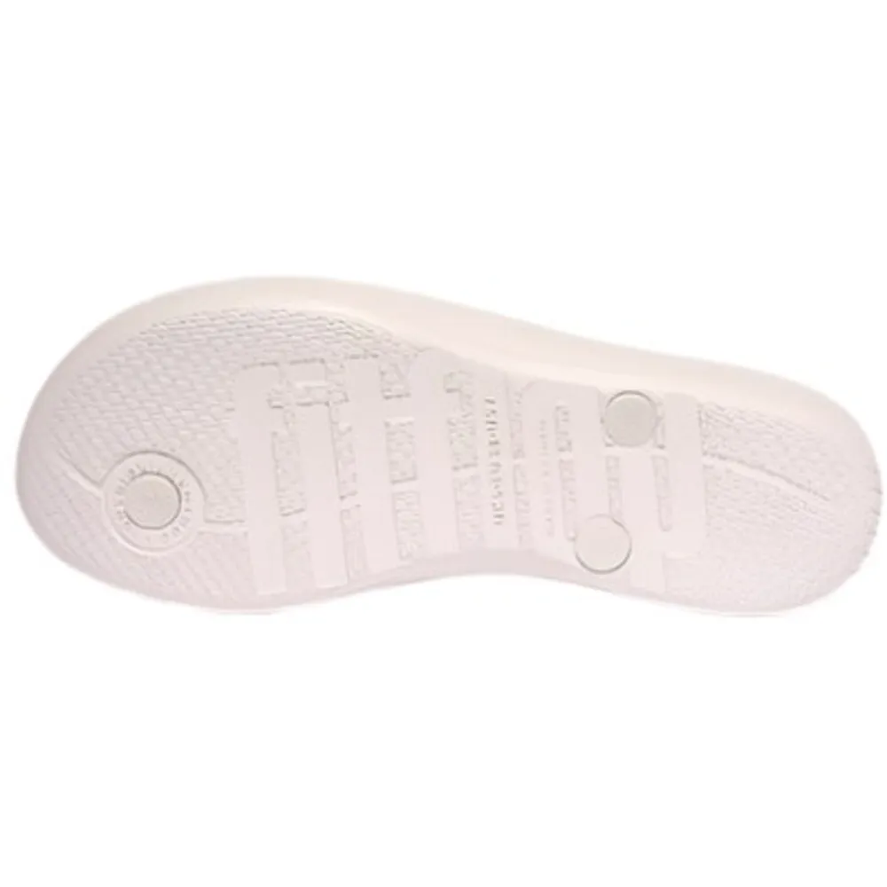 FitFlop Iqushion Multi-Crystal Ergonomic Nude Rose Flip-Flops