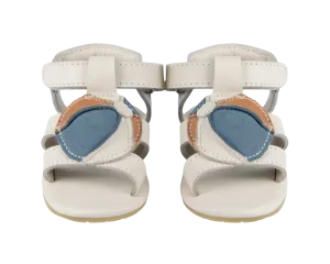 Flops Sandals | Beach Ball | Blue Stone Leather