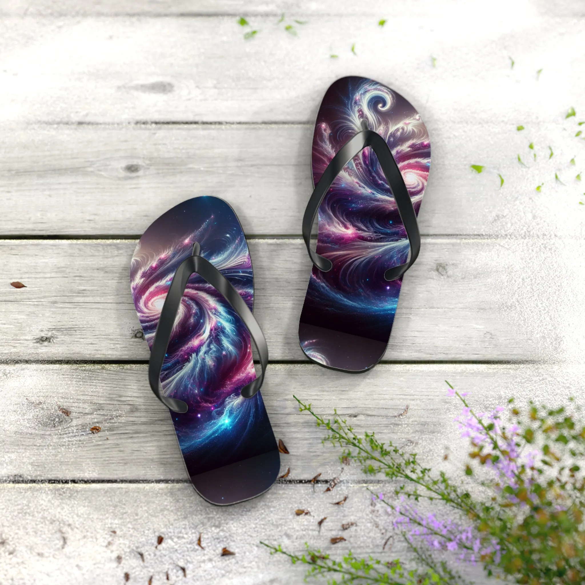 Galactica Flip Flops