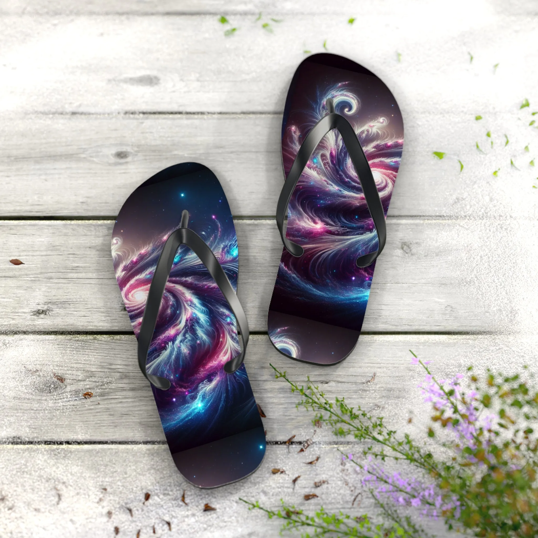 Galactica Flip Flops