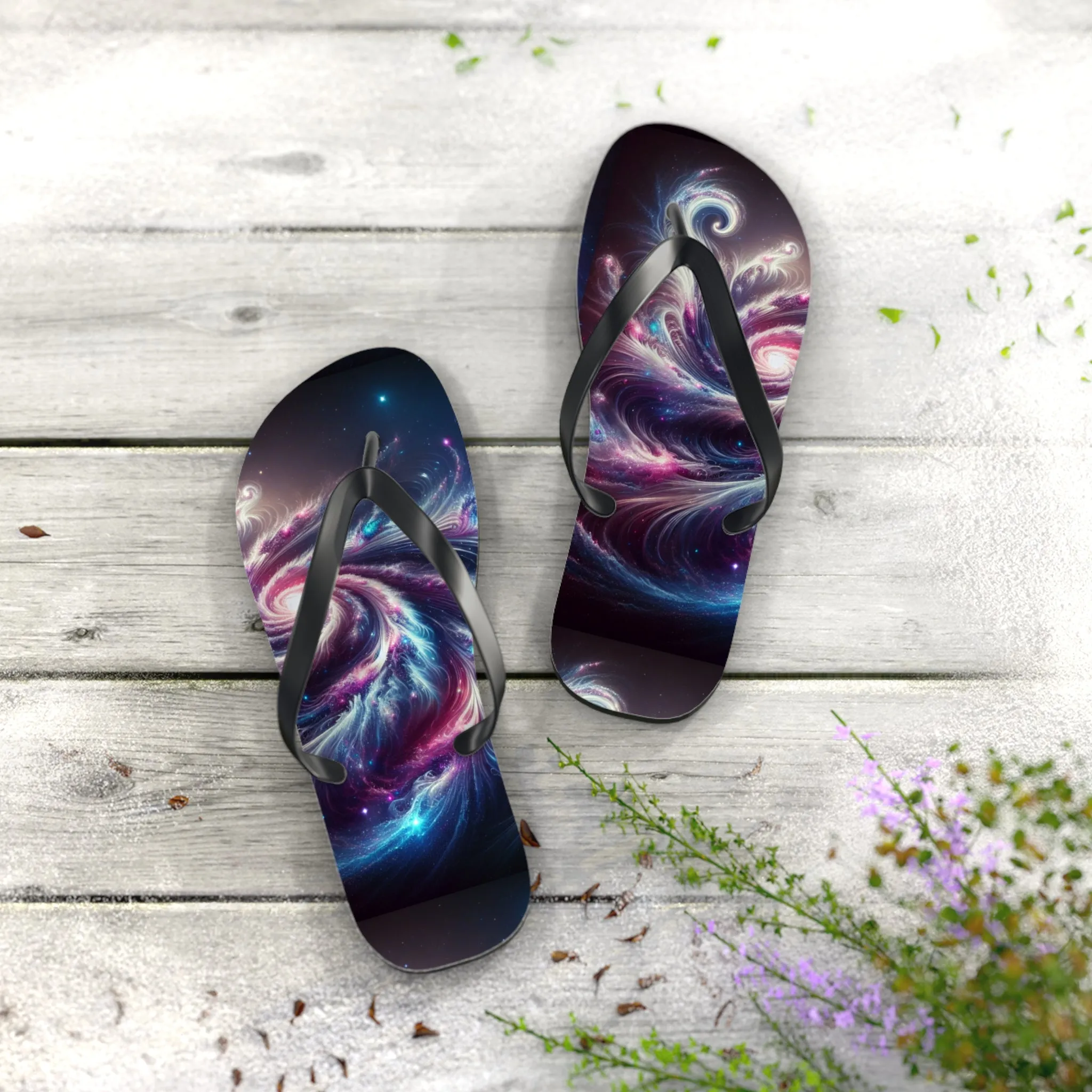 Galactica Flip Flops