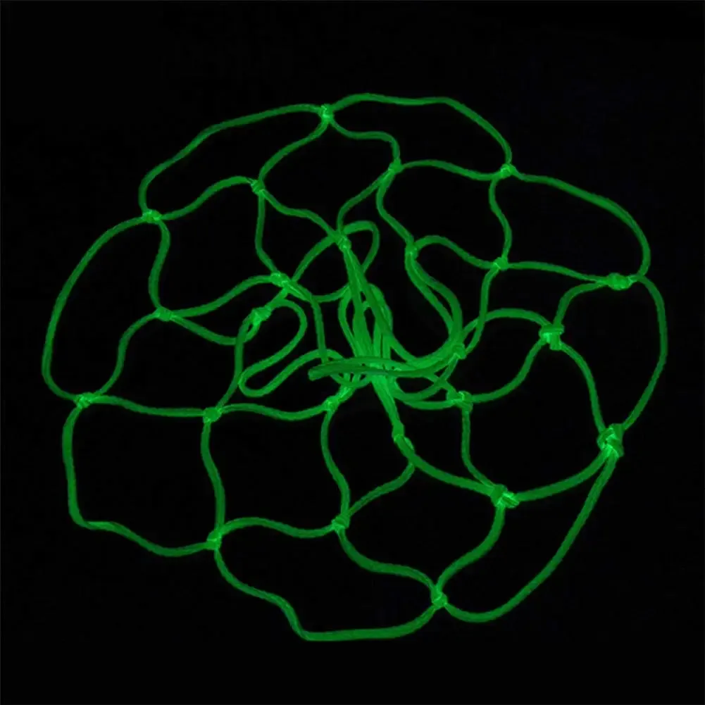 Glow in the Dark Outdoor Sports Basketball High Strength Hoop Net Shoot Training for Kid