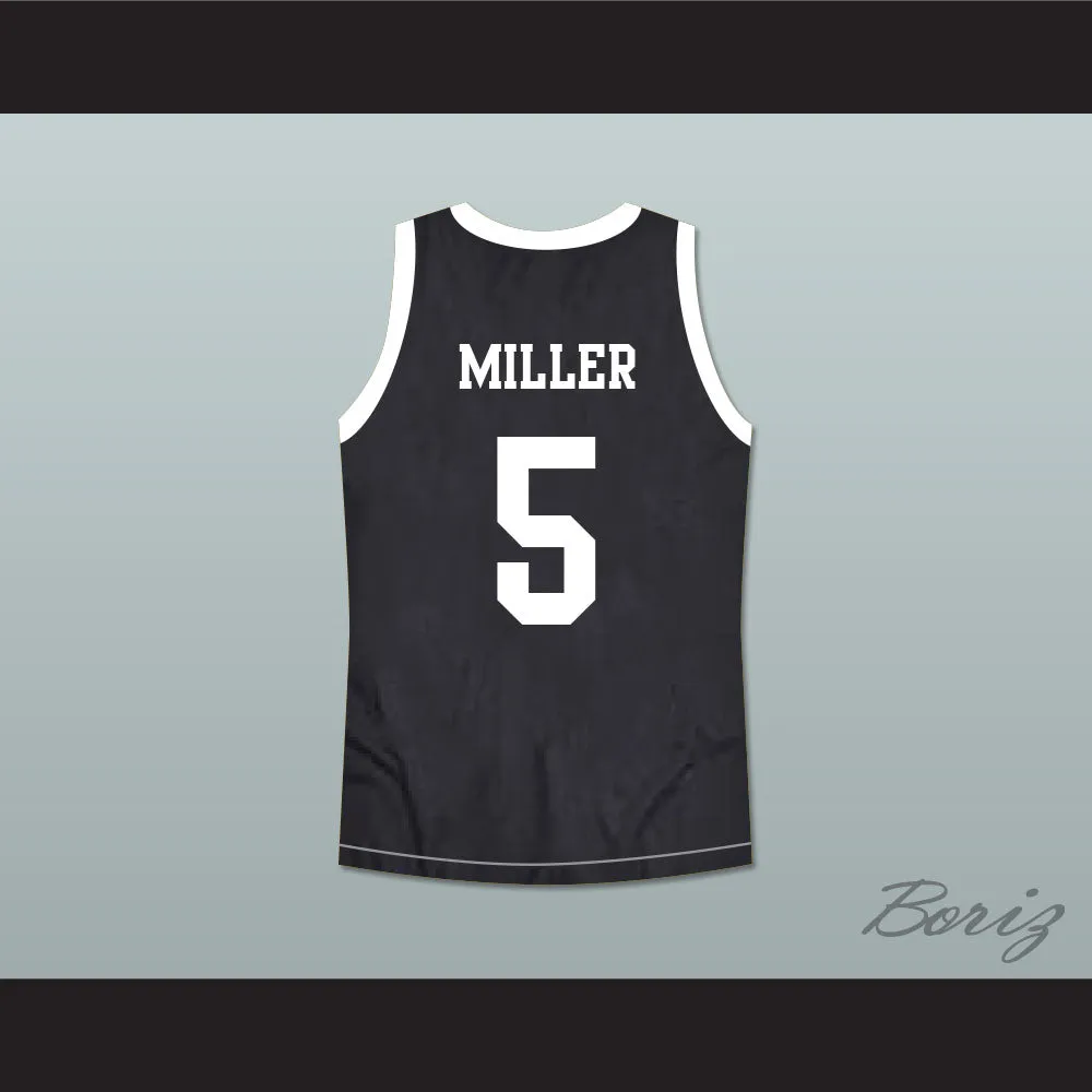 Hangin' with Mr. Cooper Reggie Miller 5 Oakbridge Penguins High School Basketball Jersey