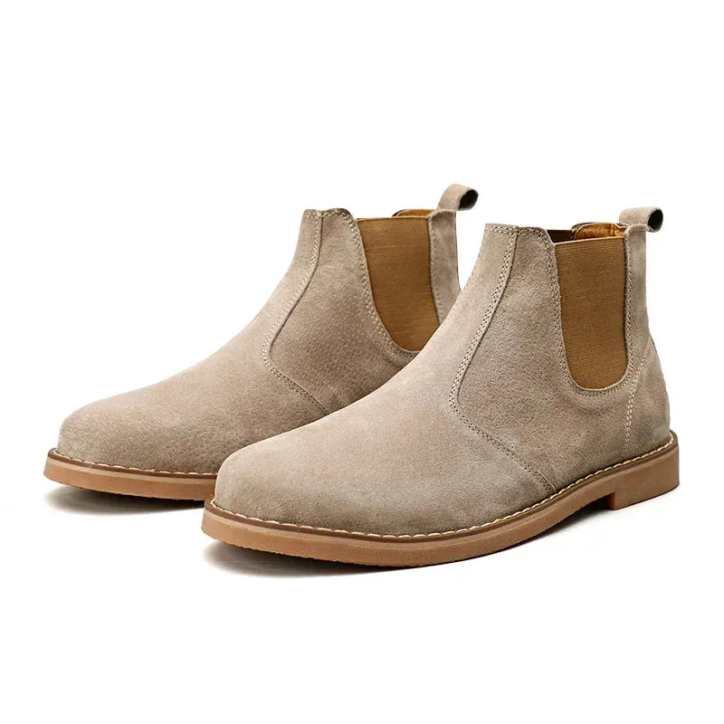 Leather Ankle Boots for Men