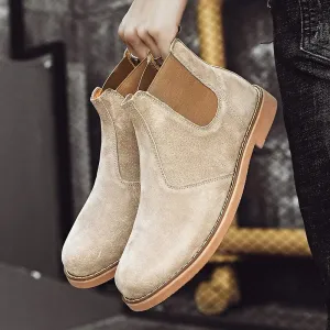 Leather Ankle Boots for Men