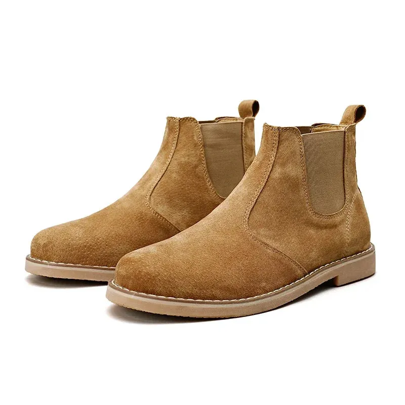 Leather Ankle Boots for Men