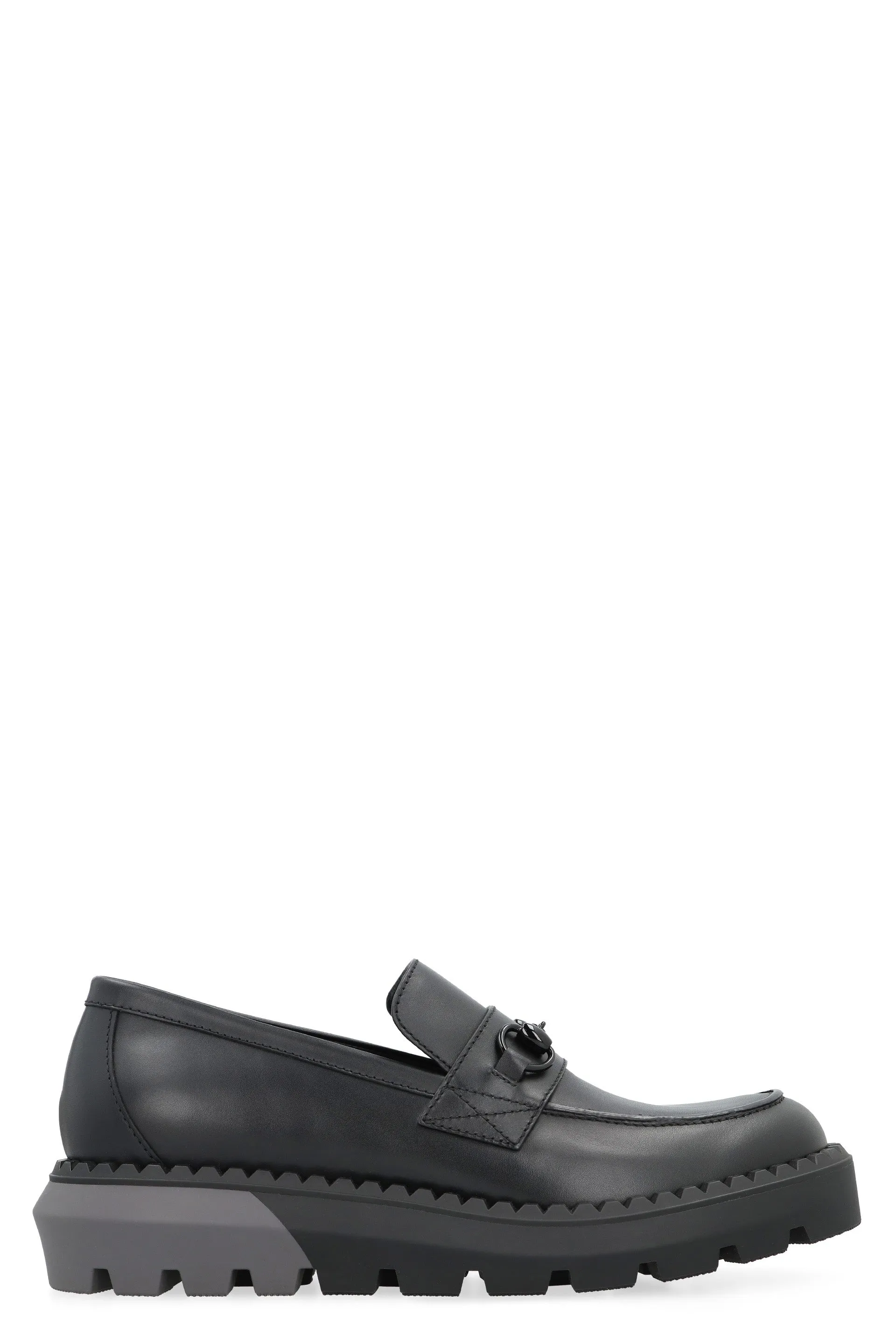 Leather loafers