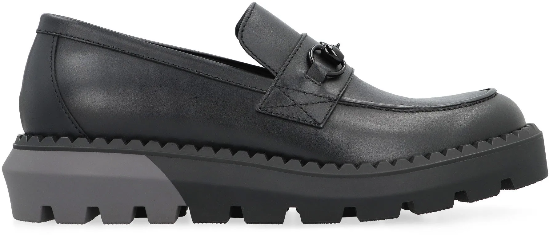 Leather loafers