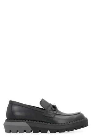 Leather loafers