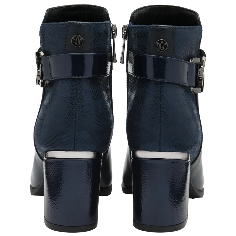 Lotus Adelaide Navy Ankle Boots