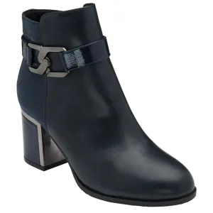 Lotus Adelaide Navy Ankle Boots