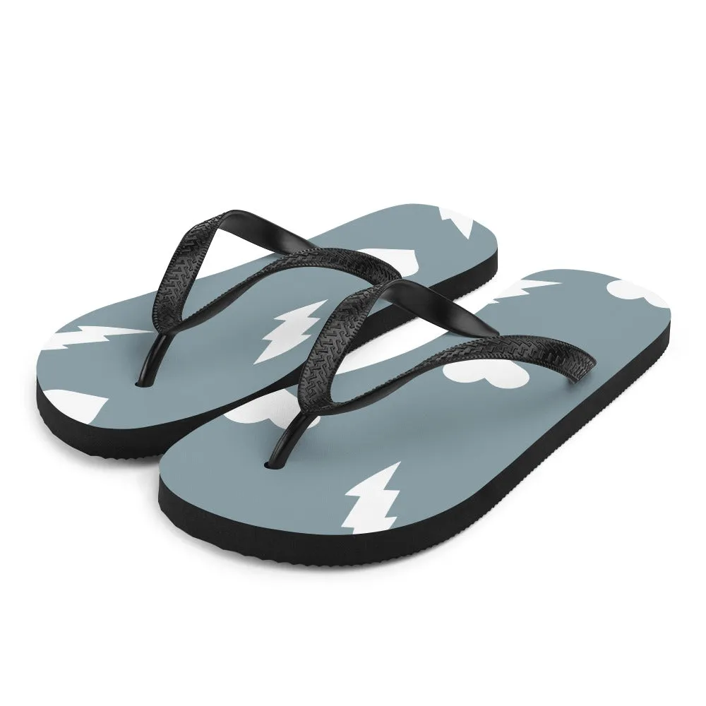 Love and Thunder - Inspired By Taylor Swift - Sustainably Made Flip-Flops