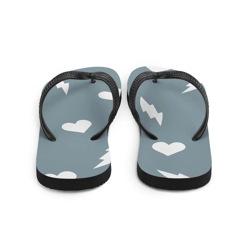 Love and Thunder - Inspired By Taylor Swift - Sustainably Made Flip-Flops