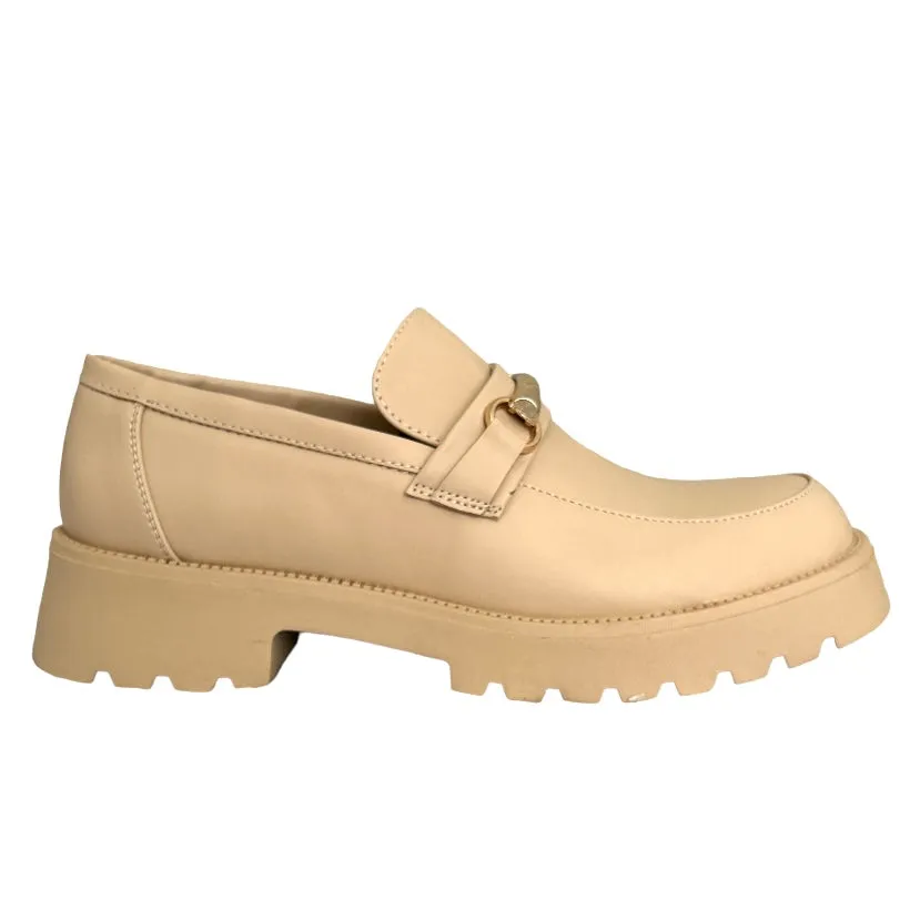 MELERI Women's Lug Sole Slip On Loafers