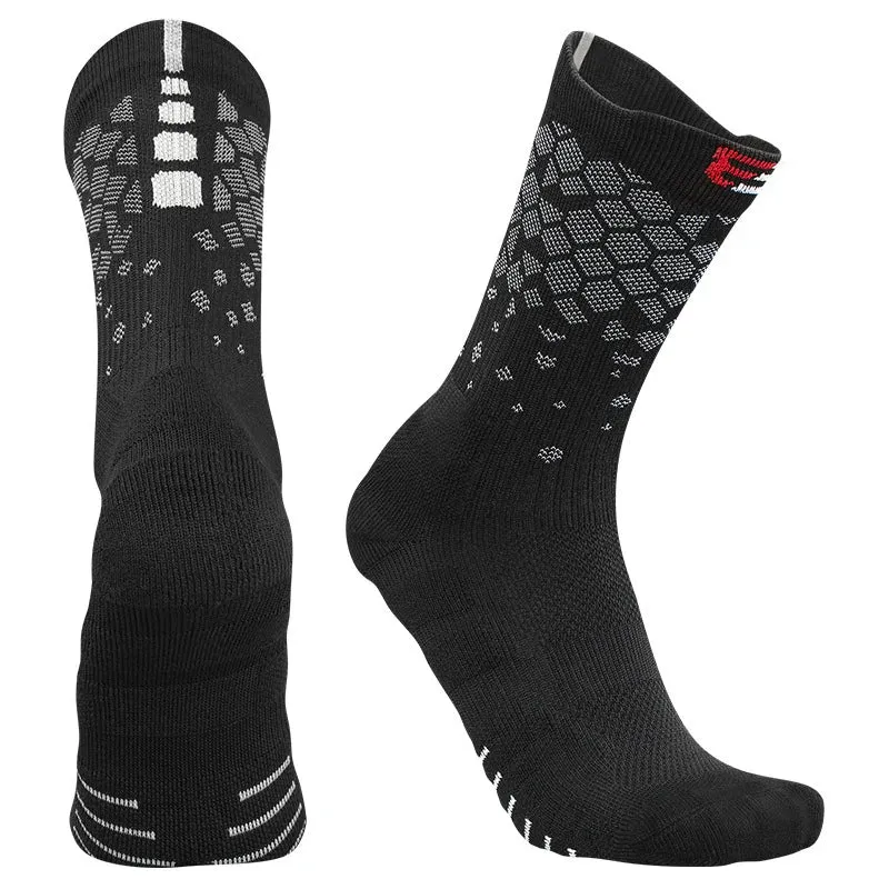 Men Thickened Elite Basketball Socks - Cycling, Running, Outdoor Sports