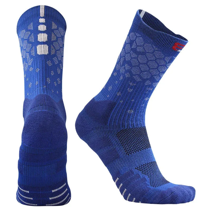 Men Thickened Elite Basketball Socks - Cycling, Running, Outdoor Sports