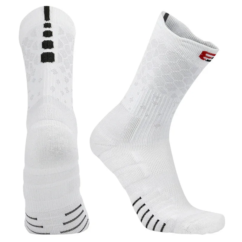 Men Thickened Elite Basketball Socks - Cycling, Running, Outdoor Sports