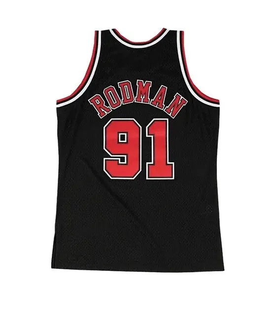 MITCHELL AND NESS RODMAN DENNIS YOUTH BASKETBALL JERSEY