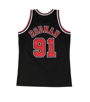 MITCHELL AND NESS RODMAN DENNIS YOUTH BASKETBALL JERSEY