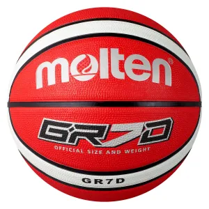 Molten BGR7 Basketball (Red/White) (Size 7)