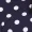 Navy Polka Dot Crochet Waist Skater Dress