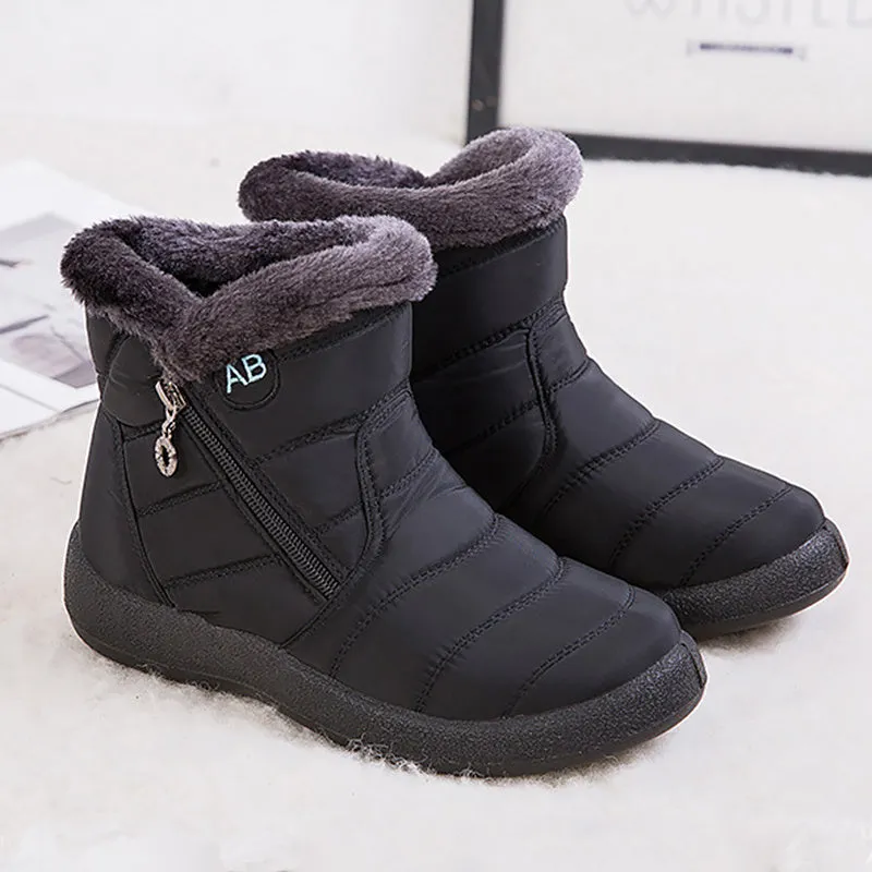 Padded ankle boots