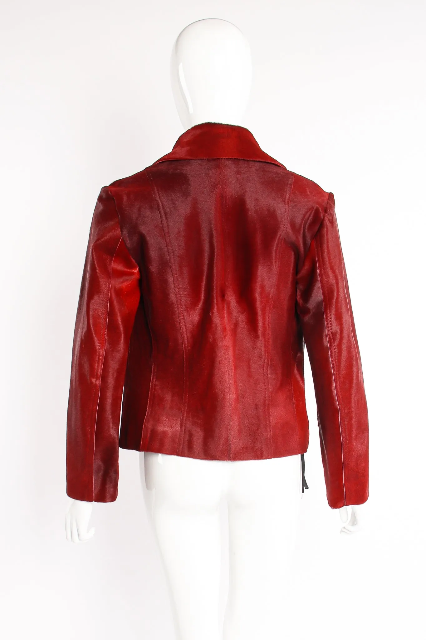 Pony Hair Collar Jacket