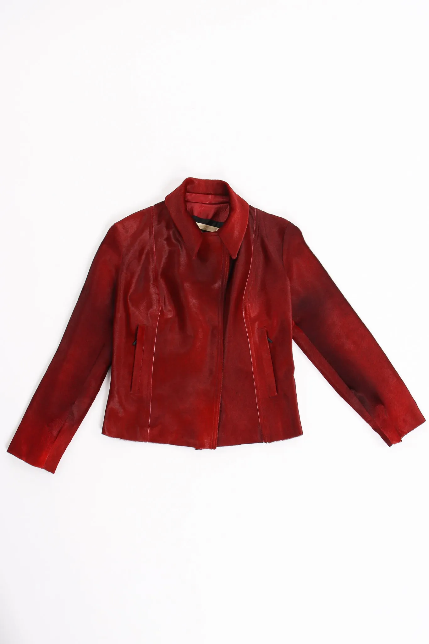 Pony Hair Collar Jacket
