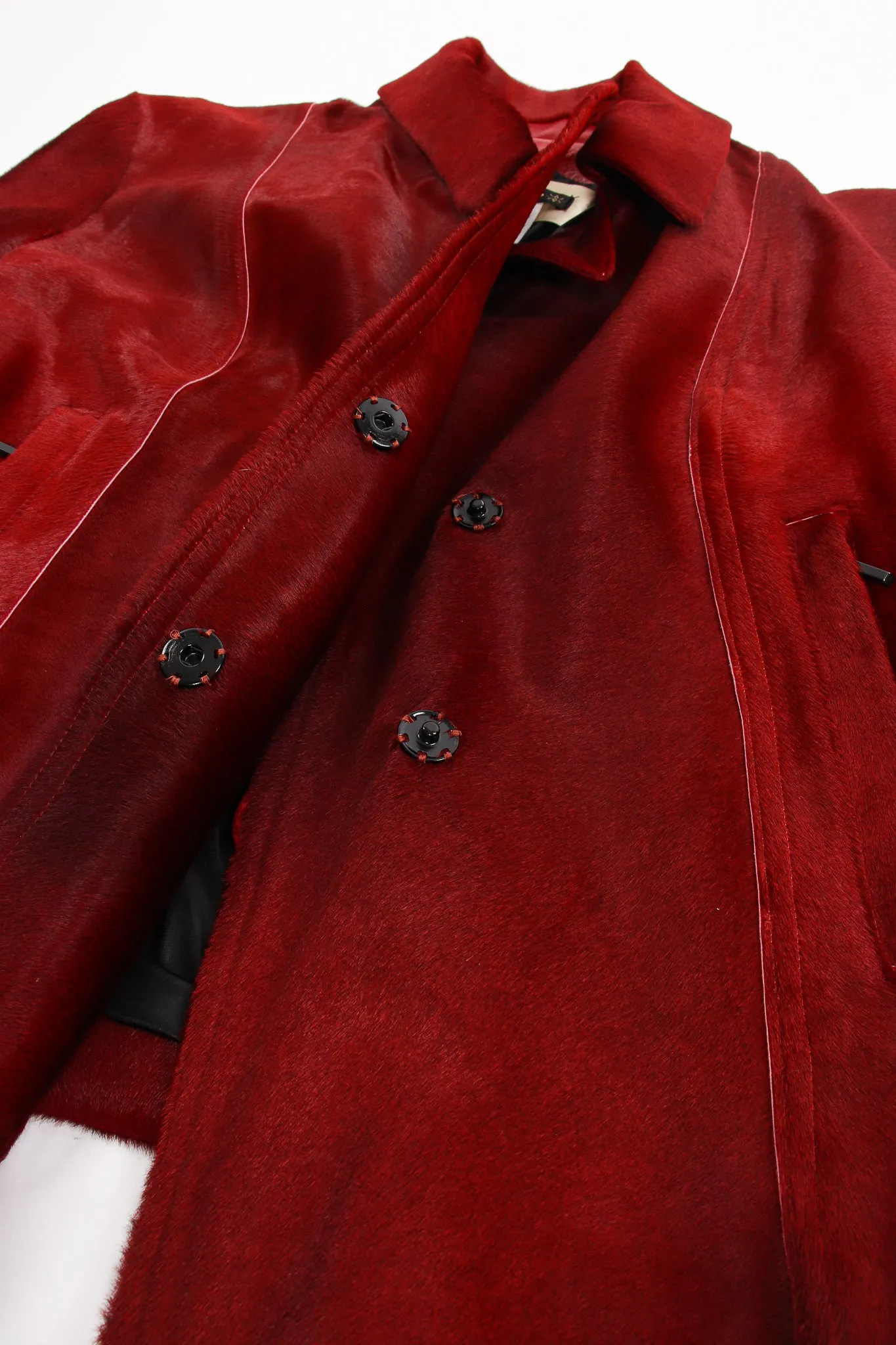 Pony Hair Collar Jacket