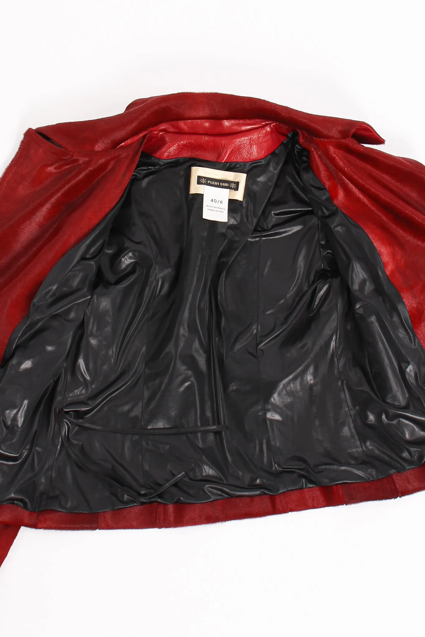 Pony Hair Collar Jacket
