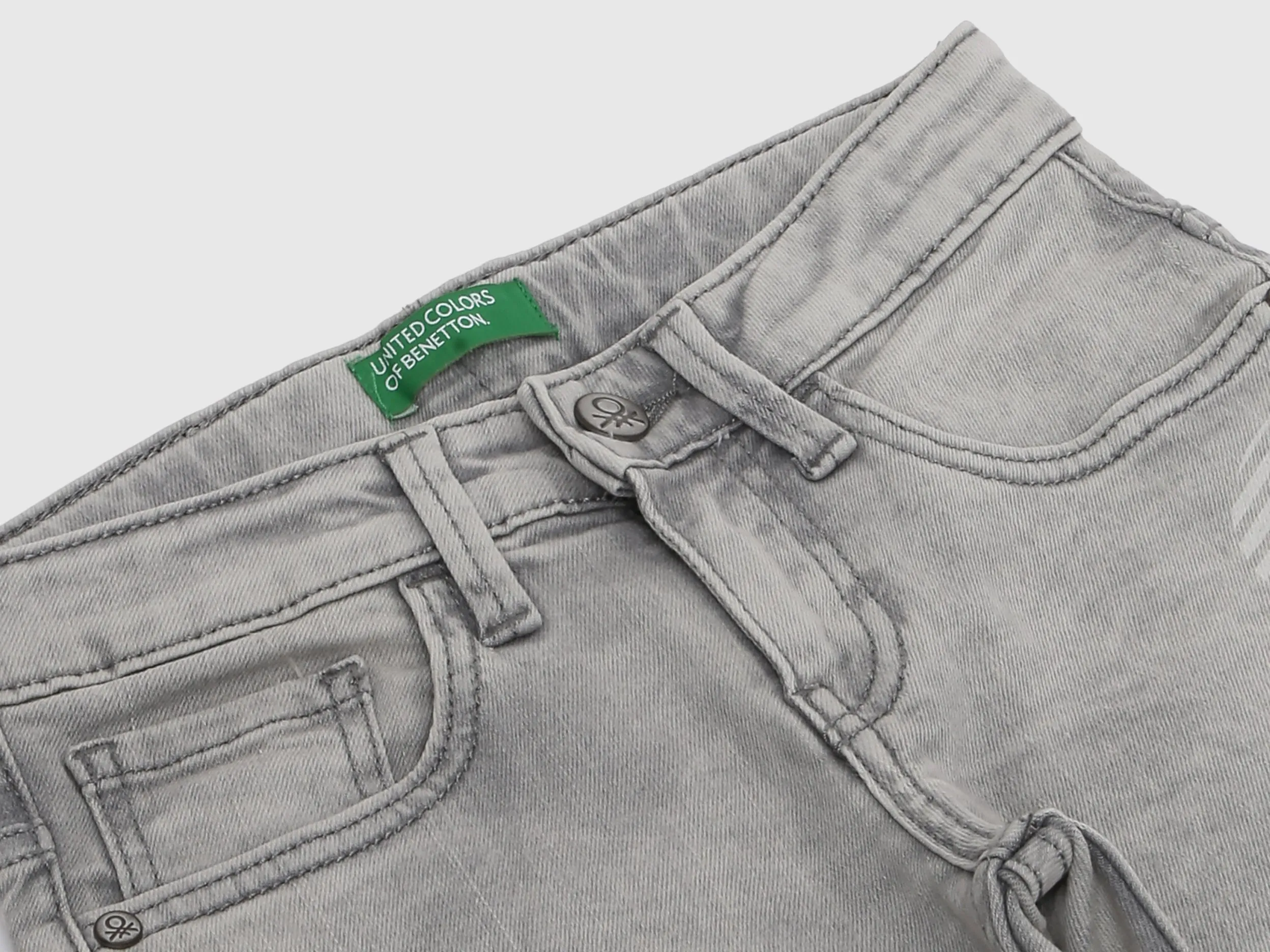 Printed Clean Look Slim-Fit Jeans